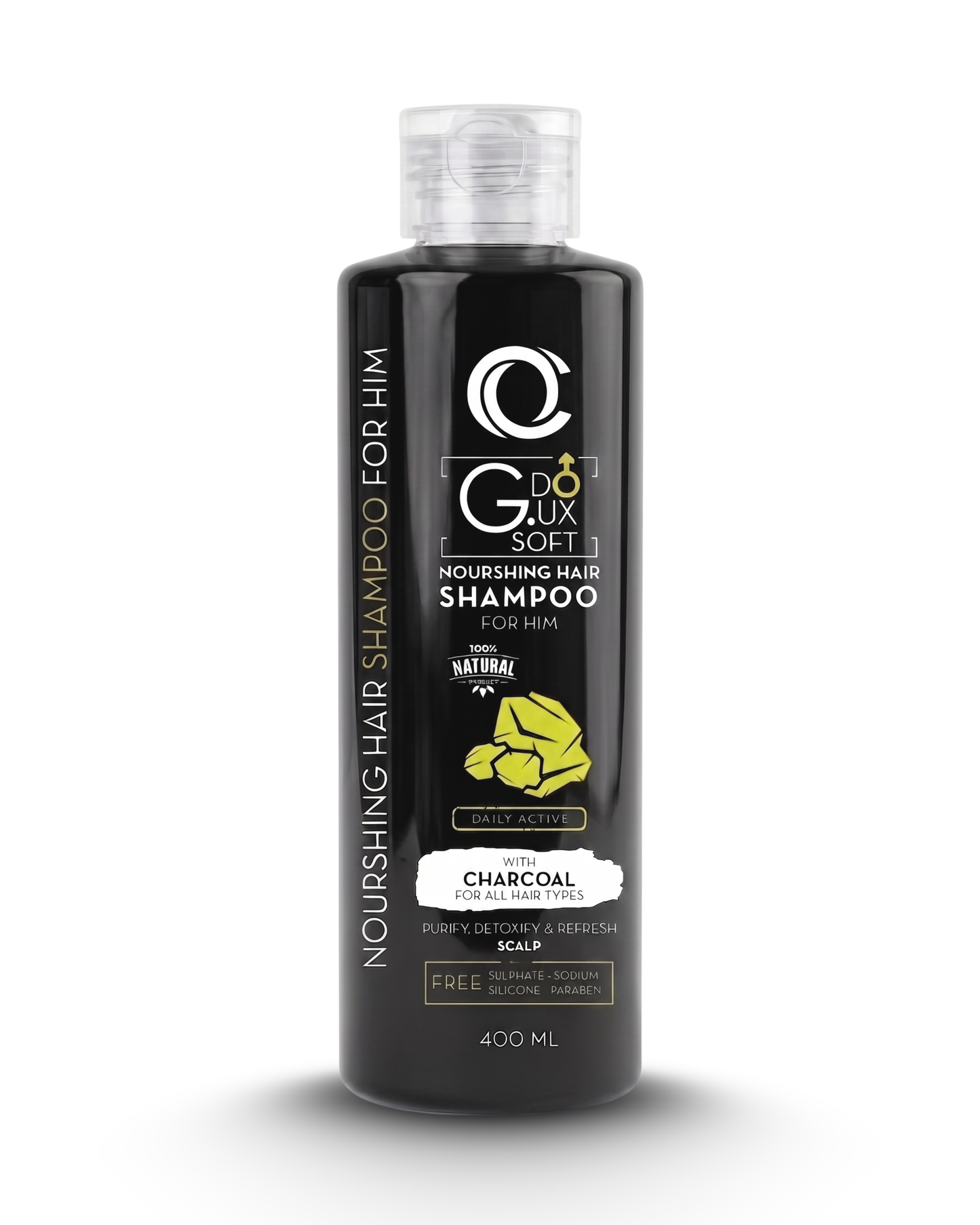 G.DOUX SPORTS CHARCOAL DETOX SHAMPOO FOR MEN 400ML