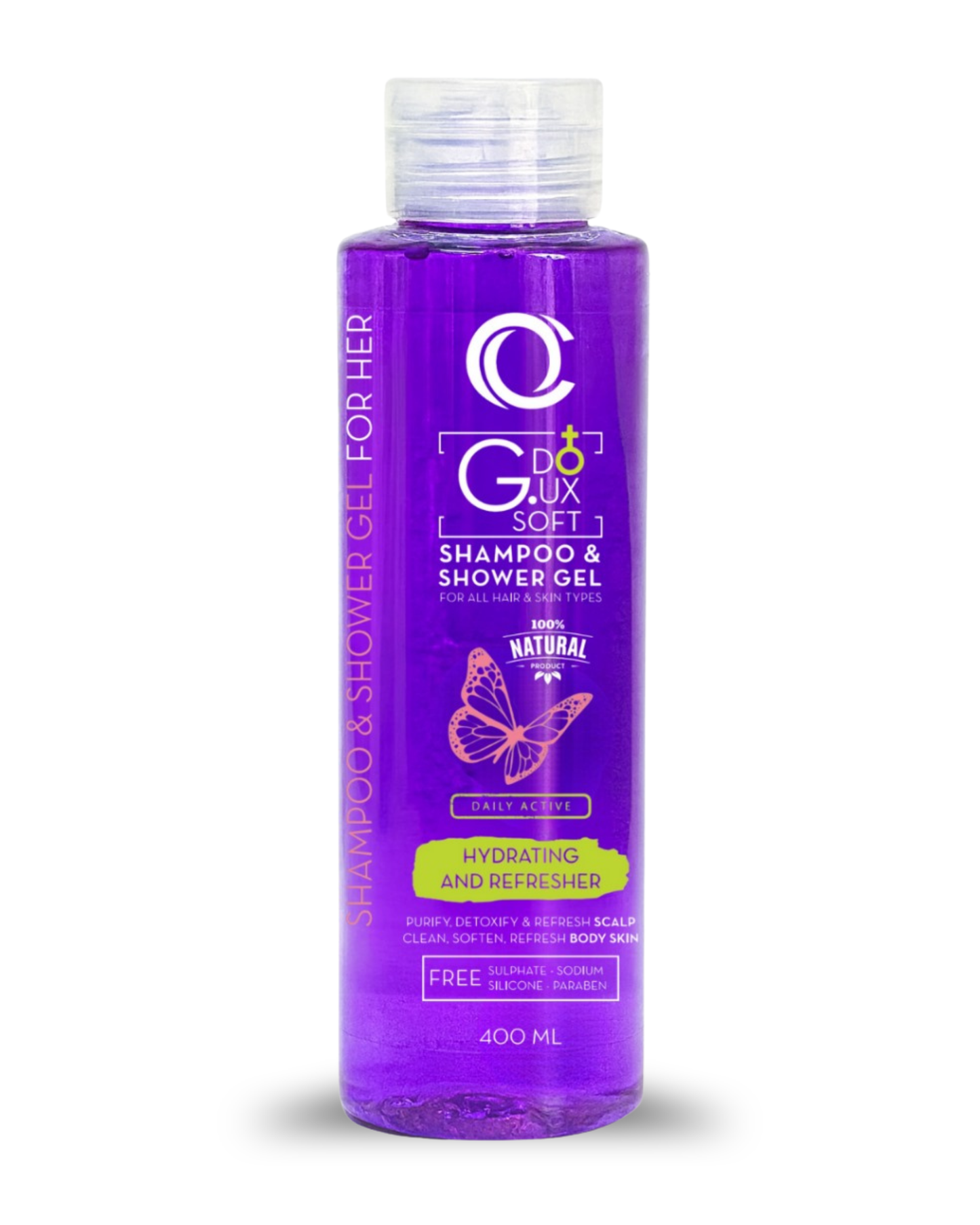G.DOUX SPORTS SHAMPOO & SHOWER GEL FOR HER 400ML